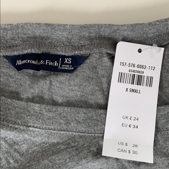 abercrombie and fitch shirt, XS - Picture 2 of 3